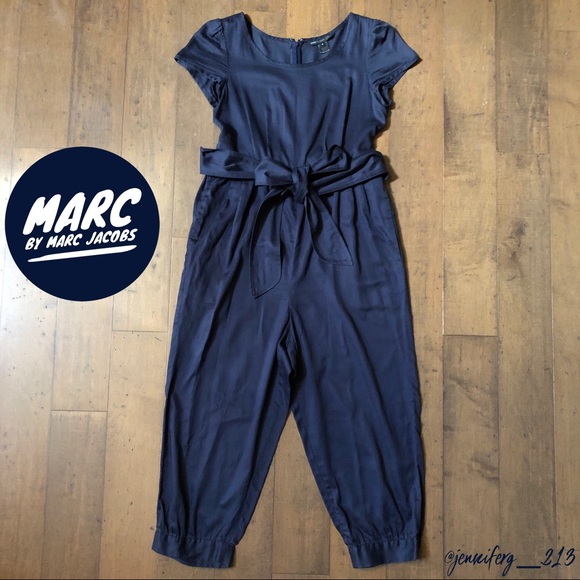 Marc by Marc Jacobs Navy Cropped Romper/Jumpsuit 8 - Picture 7 of 7